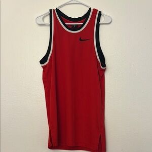 Nike Red Sleeveless Athletic Jersey authentic small